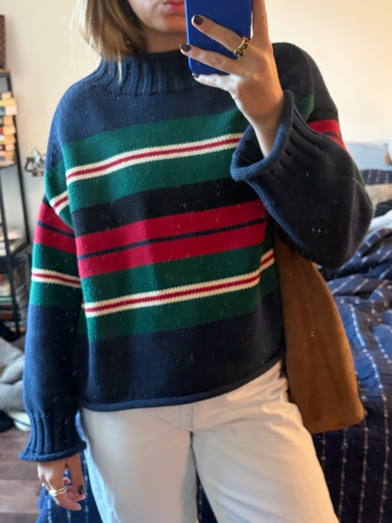 J. Crew Sweaters - 2025 Striped J.Crew Rollneck - Rugby Stripe